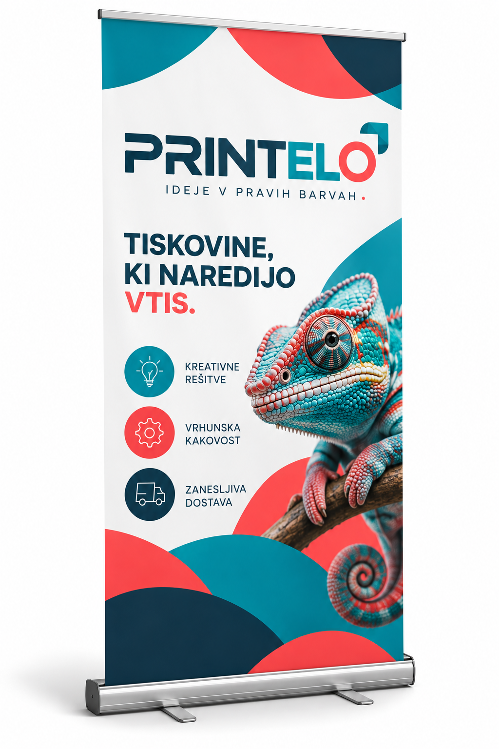 Roll-up stojalo s tiskom – Printelo