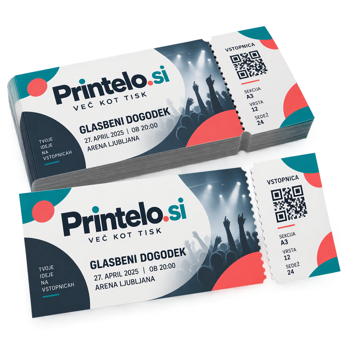 Tisk vstopnic za dogodke – Printelo